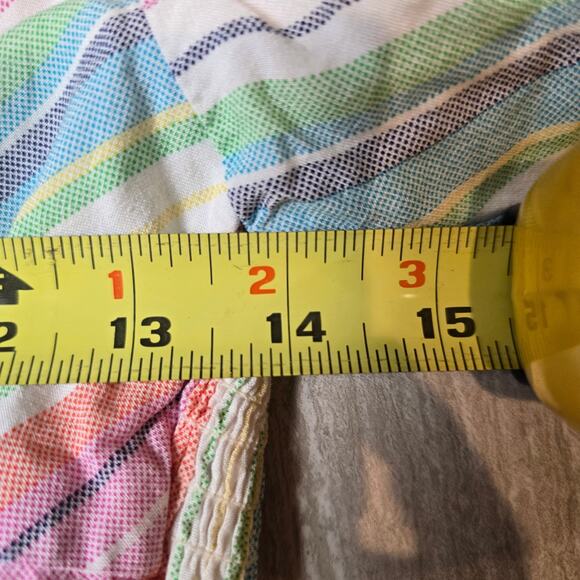 Angie Rainbow Twisted Knot Bust mini dress in a size Large - Picture 3 of 8